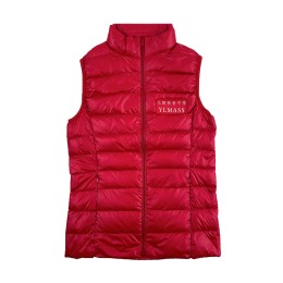 Customized women's quilted vest jacket, custom-made business collar, chamber of commerce jacket, invisible zipper, quilted jacket specialty store J997 Customized women's quilted vest jacket, custom-made business collar, chamber of commerce jacket, invisible zipper, quilted jacket specialty store J997